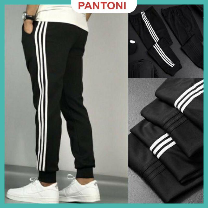 Quần thể thao nam nỉ dày dặn 3 sọc kiểu dáng trẻ trung năng động(QNTT) | BigBuy360 - bigbuy360.vn