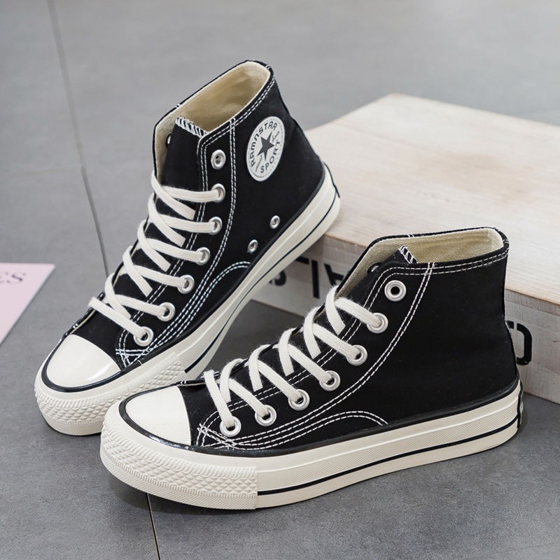 Giày thể thao cv cổ cao 1970s ulzzang nữ full box, giày bata học sinh đế bằng vải canvas