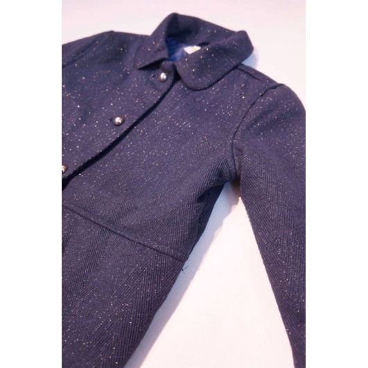 Áo khoác dạ nhũ dáng dài Crazy8