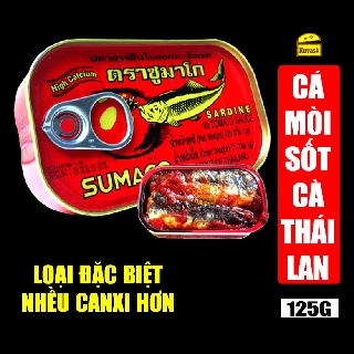 Cá Mòi Sốt Cà Chua Sumaco Loại Đặc Biệt Nhiều Canxi Thái Lan 125g - Cá Hộp Thái Lan, Cá Sốt Cà Chua, Cá Hộp Xốt Cà