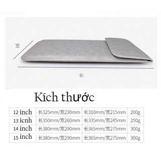 Túi chống sốc da cho laptop.