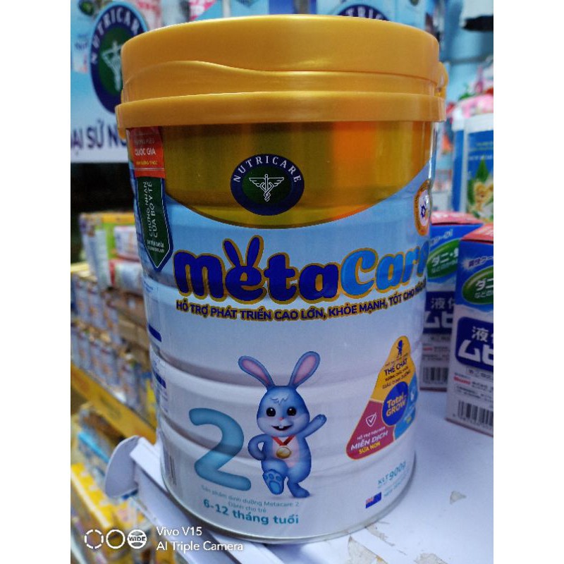 Sữa Meta Care 2 900g Mới Chính hãng👨‍❤️‍💋‍👨Freeship👨‍❤️‍💋‍👨Phát triển trí não