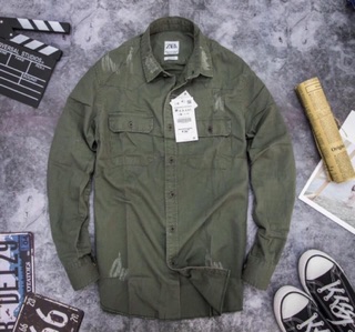 ⚡️⚡️Áo sơmi denim Zr⚡️⚡️