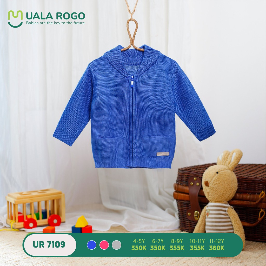 Áo khoác len UalaRogo size Kids từ 4 đến 12 tuổi