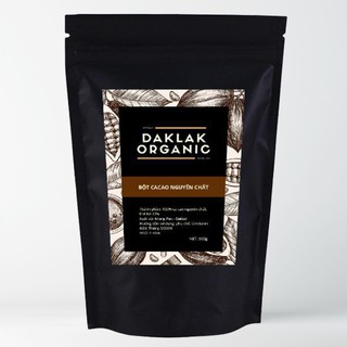 [TẶNG MUỖNG GỖ] Bột Cacao Nguyên Chất Daklak Organic | Ca cao Đắk Lắk 500 gram