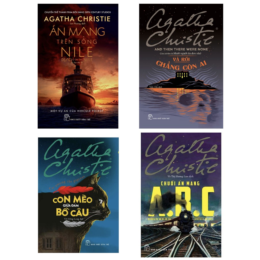 Bộ Truyện của nữ hoàng trinh thám Agatha Christie  - NXB Trẻ