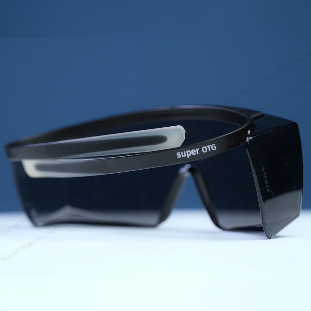 Kính bảo hộ super OTG Uvex 9169081 Mắt kính đeo ngoài kính cận, chống trượt, chống chói, hơi sương, chống trầy xước