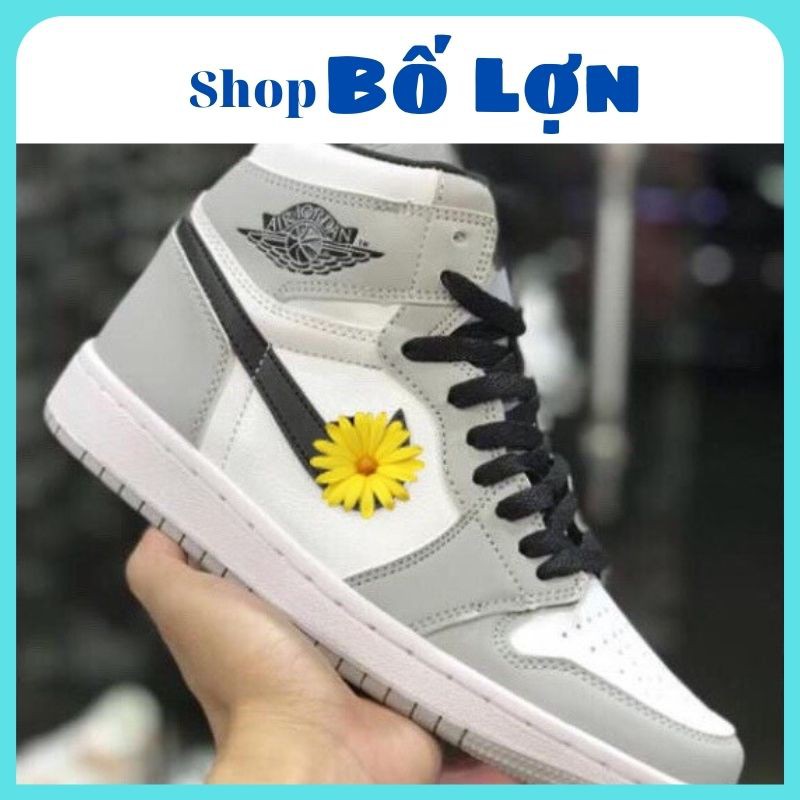 Giày Sneaker 😍FREESHIP😍 Giày JD Xám Cổ Cao - Giày Độn Đế Full Size Nam Nữ