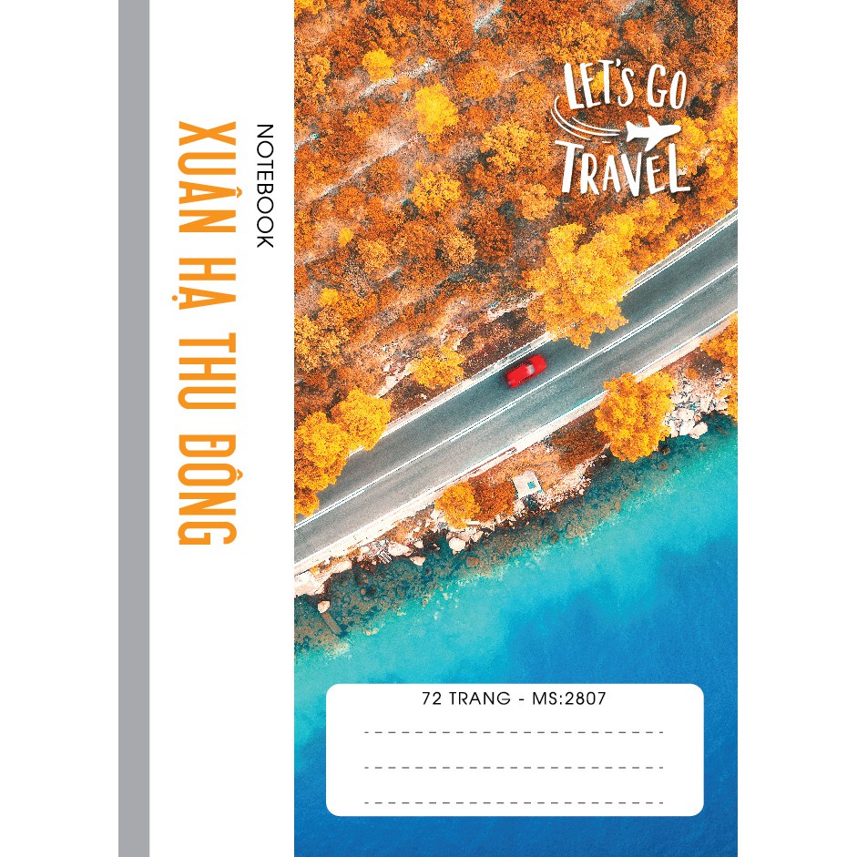 Lốc 10 quyển vở kẻ ngang Hải Tiến Xuân Hạ Thu Đông 72/80 trang phù hợp với học sinh ANKICO