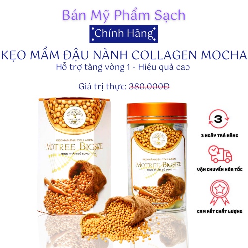 Kẹo Mầm Đậu Nành MOCHA Bigsize - Hỗ Trợ Tăng V1 - 200g | BigBuy360 - bigbuy360.vn