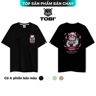 [Mã BMLT35 giảm đến 35K đơn 99K] Áo thun tay lỡ TOBI Donut UNISEX