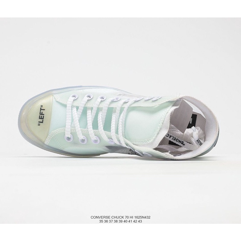 CONVERSE Giày Thể Thao Off White Chuck Taylor 1970 S 1.0 36-43 euros RM159 Cá Tính