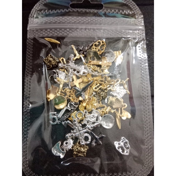Phụ kiện charm nail cao cấp chủ đề đại dương, thánh giá siêu đẹp