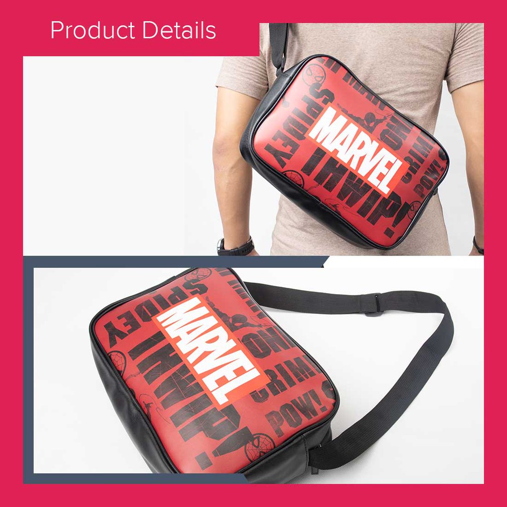 Túi đeo chéo Miniso Marvel 274g (Nhiều màu) - Hàng chính hãng | BigBuy360 - bigbuy360.vn