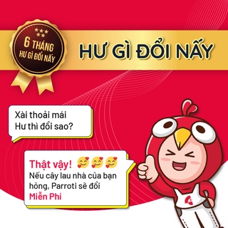 Cây lau nhà tự vắt thông minh, chổi lau nhà 360 độ, 3 miếng lau Parroti Pro PR01