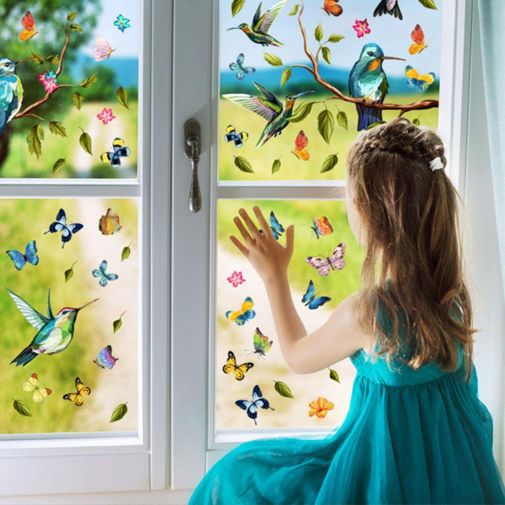 Sticker Dán Tường Bằng PVC Chống Nước Chống Bụi Có Thể Tháo Rời