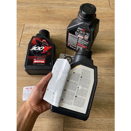 NHỚT MOTUL 300V PHÁP - TEM 3 LỚP CHÂU ÂU,...- PTNKCH