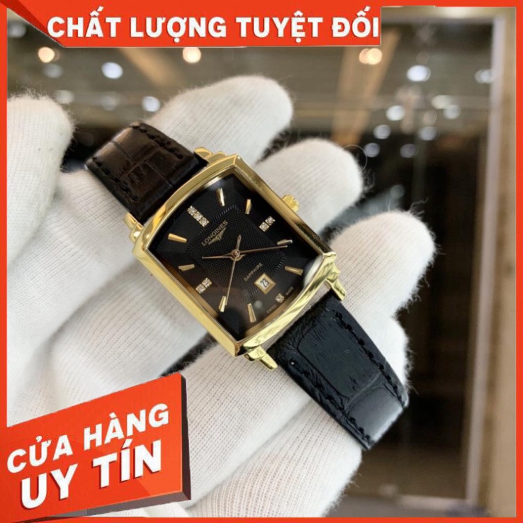 Đồng Hồ Nữ longines Sapphire LG025A Case 28mm Mặt Chữ Nhật Máy Pin Nhật