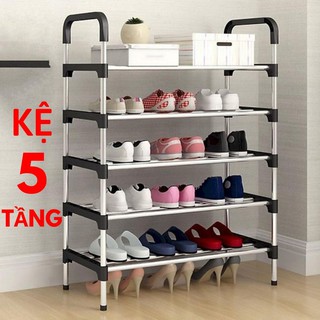 Kệ Để Giày Dép Thông Minh, Kệ Giày 5 Tầng Tháo Rời Linh Hoạt