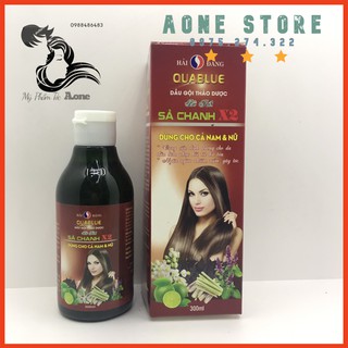 Dầu Gội Thảo Dược Bồ Kết Chanh Sả  300ml Mùi Thơm Rễ Chịu