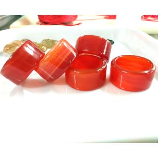 Nhẫn mã não đỏ cao cấp