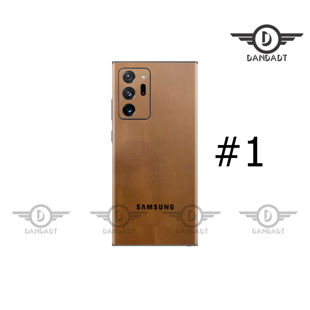 MIẾNG DÁN DA SAMSUNG GALAXY NOTE 20, NOTE 20 ULTRA - MIỄN PHÍ KHẮC TÊN, SĐT, CHỮ KÝ...