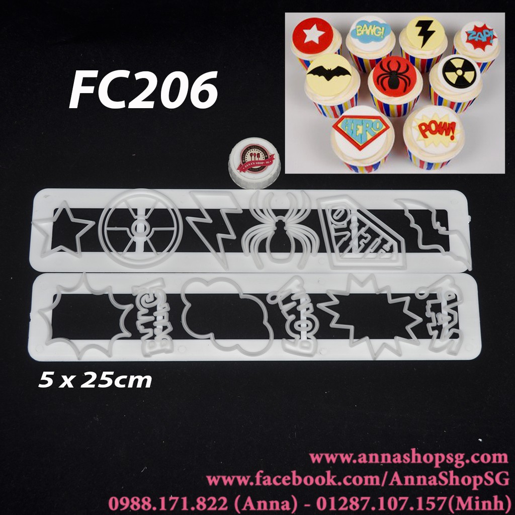 SET 2 THANH CẮT SIÊU ANH HÙNG FC206