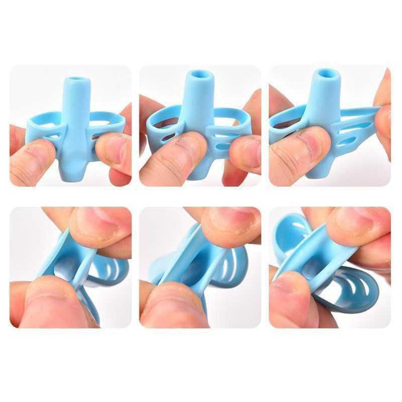 Đồ Đựng Bút Silicone Chỉnh Sửa Tư Thế Viết Tay Cho Trẻ Mẫu Giáo