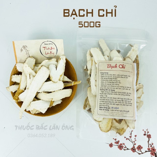 Bạch Chỉ Nguyên Chất 500g