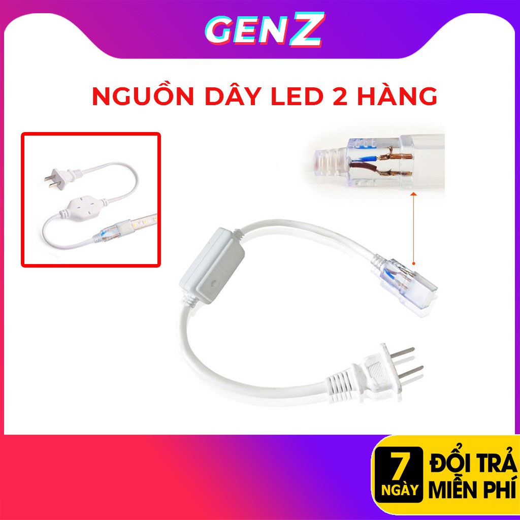 Nguồn led dây 2 Hàng 220V - Dây LED 2 hàng Led hắt trần, quấn cây và các loại dây led trang trí khác...