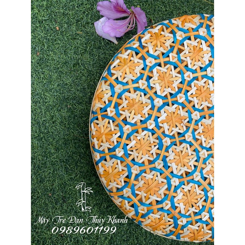 Hộp mây tre đan hoa thị, hộp đựng quà, hộp đựng mứt, hộp tròn đựng bánh kẹo | BigBuy360 - bigbuy360.vn