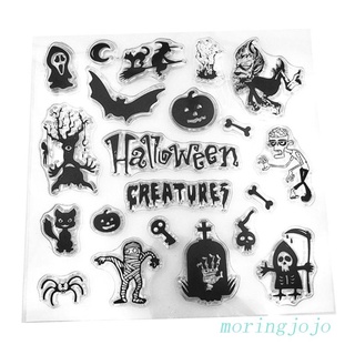 Con Dấu Trong Suốt Dùng Để Đóng Thiệp Chúc Mừng Halloween Cho Bé