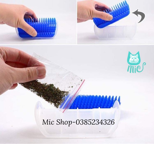 Dụng cụ gãi ngứa cho mèo (kèm catnip)