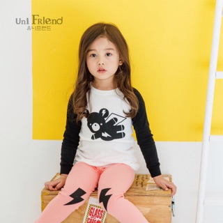 Unifriend Bộ Thu Đông Thỏ Bé Gái📸Ảnh thật