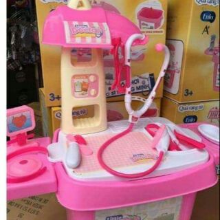 Bộ đồ chơi bác sĩ thông minh enfa hồng