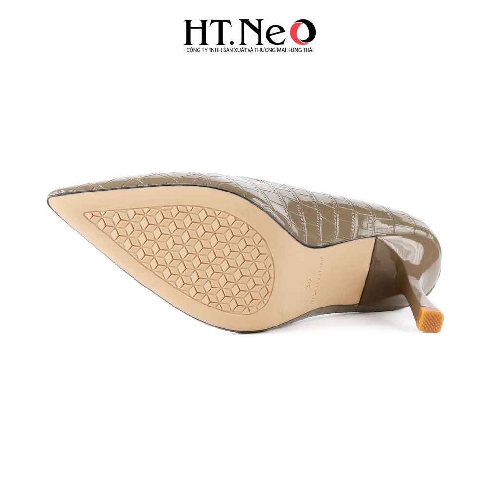 Giày cao gót HT.NEO Thiết kế trẻ trung, sang trọng, đế cao 9 cm, nhiều màu sắc CS246
