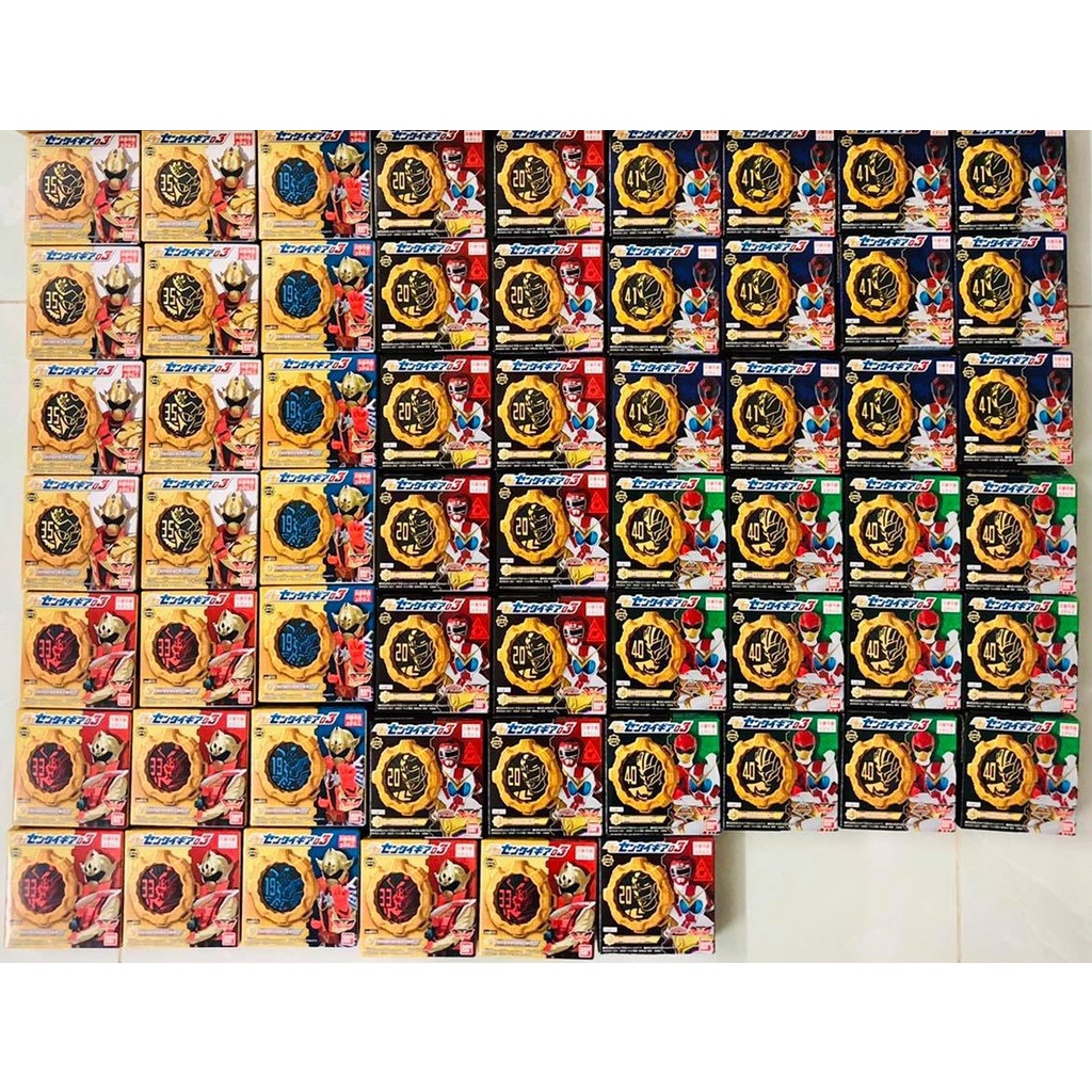 Đồ chơi Candytoy Gashapon SG GP Sentai Gear 01 02 03 04 - Kikai Sentai Zenkaiger Chiến đội siêu nhân Zenkaiger.