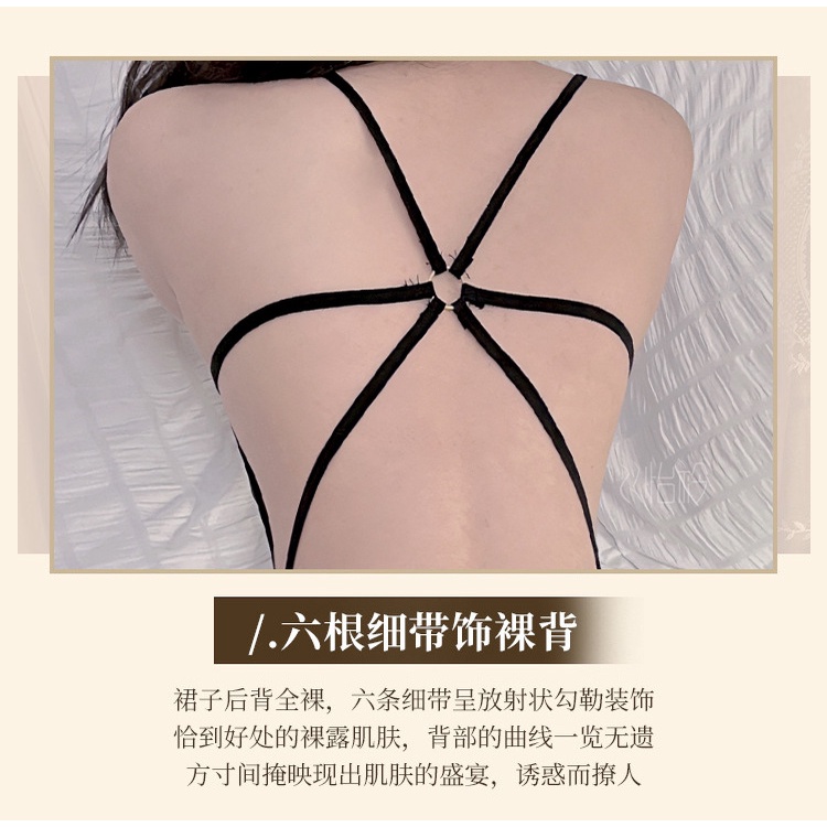 Đầm Ngắn Ôm Dáng Hở Lưng Trong Suốt Gợi Cảm Cho Nữ