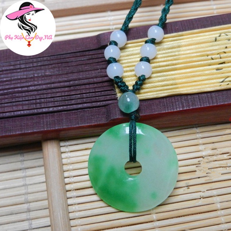 Mặt Dây Chuyền Đồng Điếu Đá Thiên Nhiên - Tặng Kèm Dây Đeo Và Hôp Đựng
