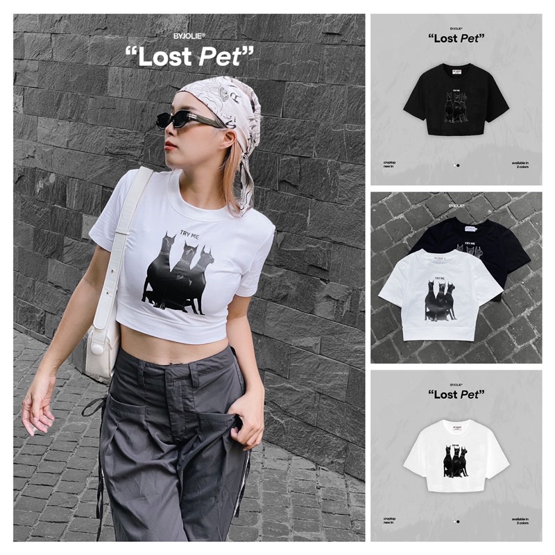 Áo croptop cotton form ôm Try Me Byjolie thoáng mát
