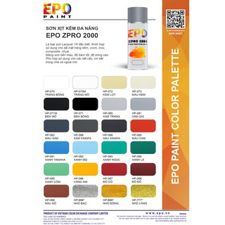 SƠN XỊT KẼM ĐA NĂNG EPO ZPRO 2000