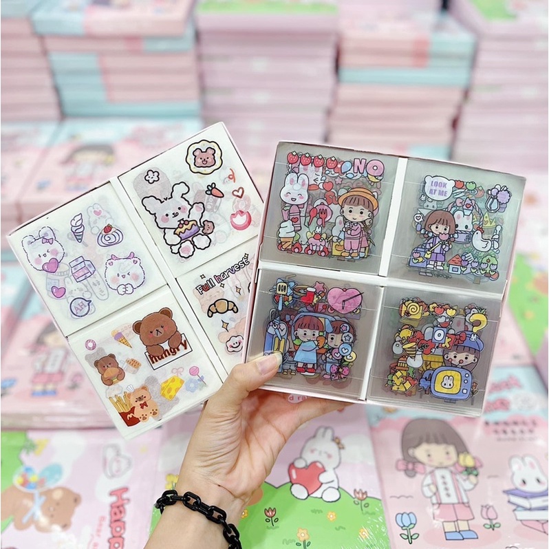Hộp 100 tờ sticker