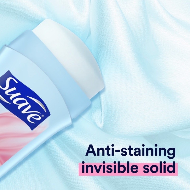 Sáp Lăn Khử Mùi Nữ Suave 48h Invisible Solid 74gr - Mỹ