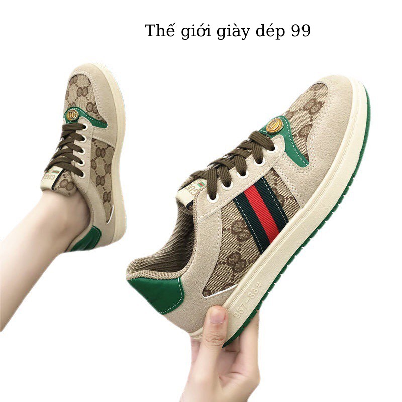 giày nữ - giày thể thao nữ sneakers GUCCI mẫu mới nhất, Mẫu hot năm 2021