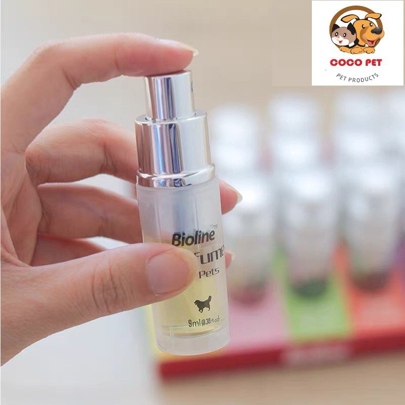 Nước Hoa Khử Mùi Dành Cho Chó Mèo Bioline Mini 9ml