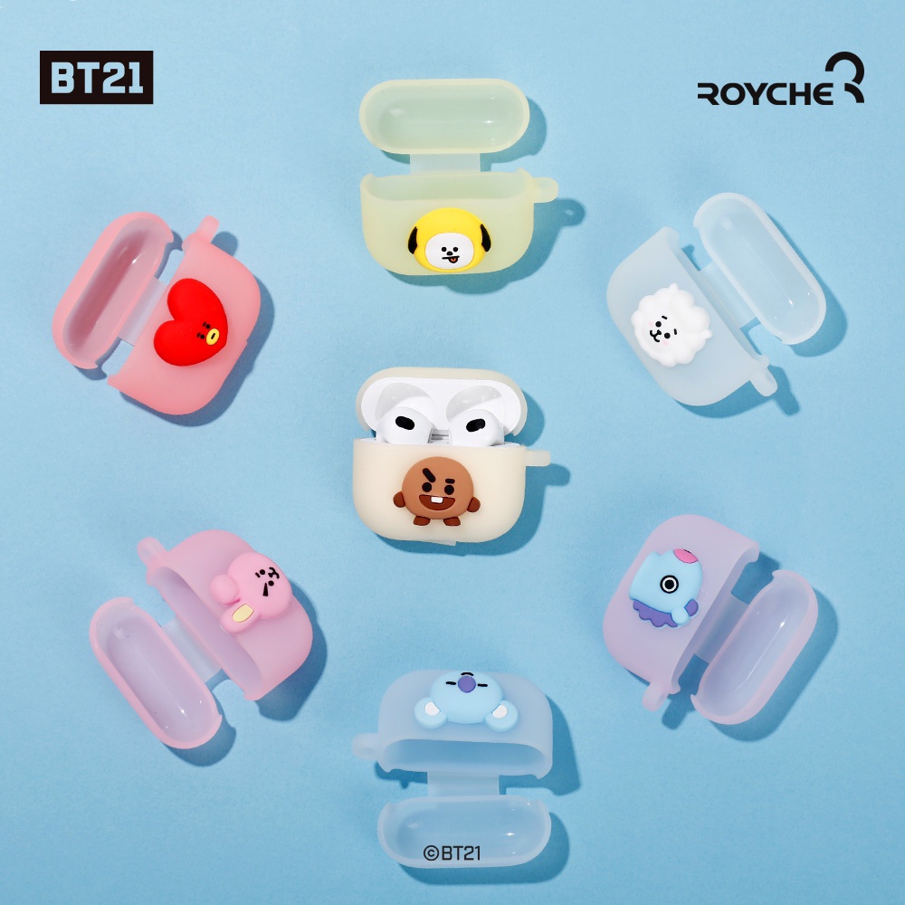 BT21 AIRPOD 3RD GEN JELLY CASE CHÍNH HÃNG Beens Company