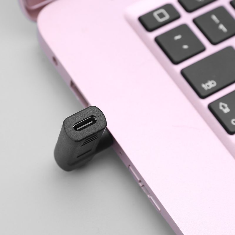 Bộ Chuyển Đổi Sạc USB Type C Đầu Cái 90 Độ Sang Đầu Đực 3 0x1 1mm