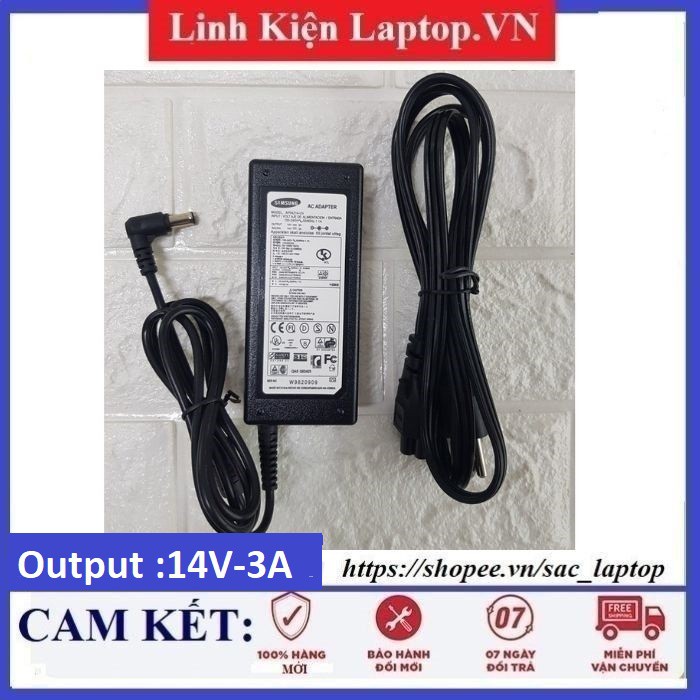 Sạc Màn Hình Samsung 14V-3A / Adapter Màn Hình Samsung 14v 3a