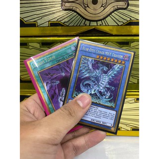 [ Dưa Hấu Yugioh ] Combo Lá bài thẻ bài Blue Eyes Chaos MAX Dragon - Gold Rare - Tặng bọc bài nhựa bảo quản