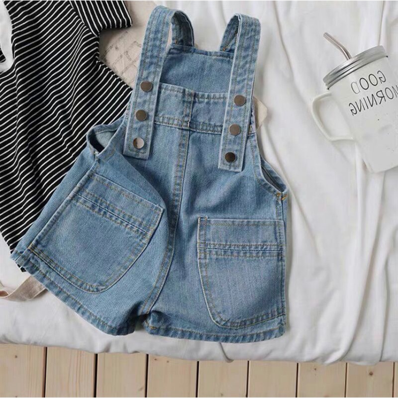 Yếm jeans ngắn cho bé gái và bé trai, yếm bò cộc cho bé mặc siêu xinh Y1 hàng tuyển chọn loại 1 Ttom.kids